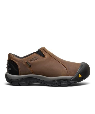 Men's Brixen Waterproof Shoe Wide Slate Black/Madder Brown