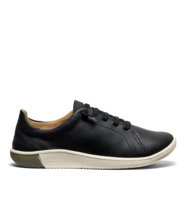Women's KNX Leather Sneaker Black/Star White