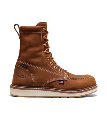 Men's Liberty 8' Waterproof Boot (Soft Toe) Leather Brown/Birch