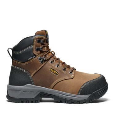 Women's Evanston 6' Waterproof Boot INT MET (Carbon Toe) Bison/Black